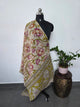 Handcrafted Kalamkari cotton dupatta-AK529