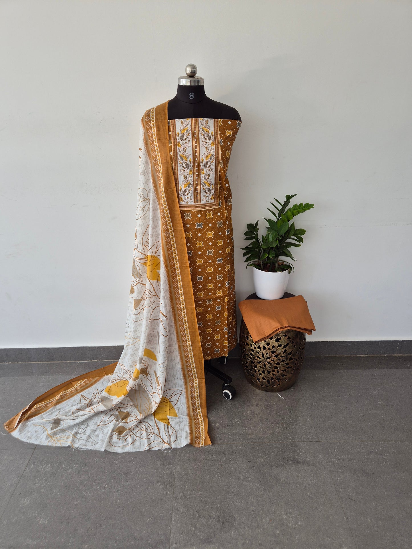 Regular/office wear pure cotton set - BF62