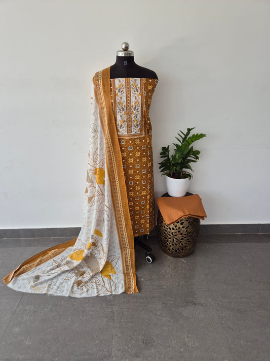 Regular/office wear pure cotton set - BF62