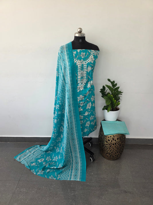 Regular/office wear pure cotton set - BF44