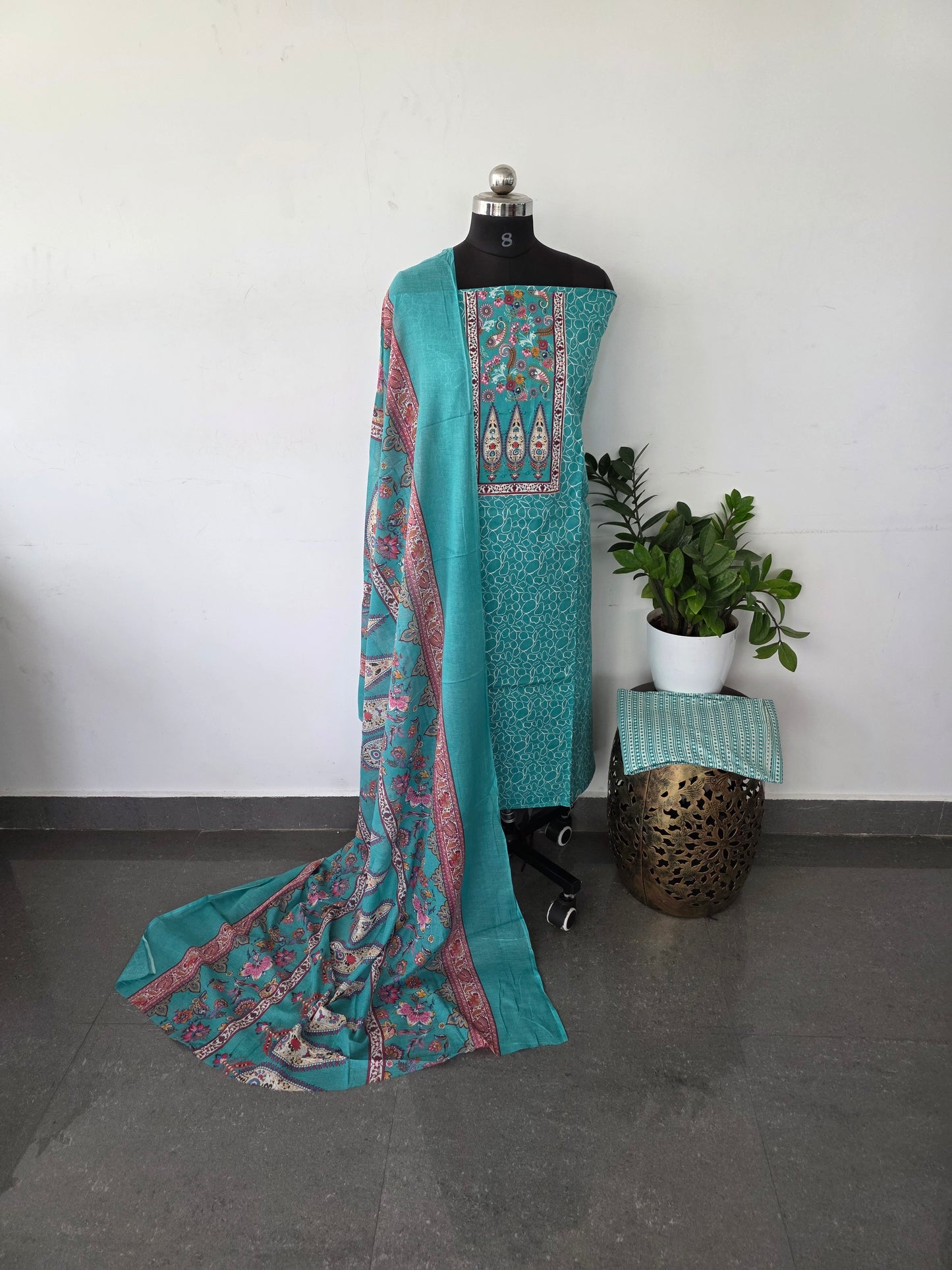 Regular/office wear pure cotton set - BF46