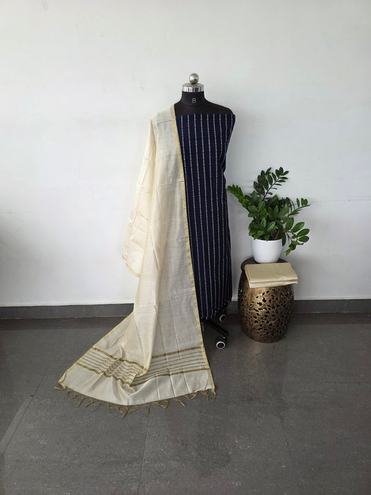 Soft silky set - blue