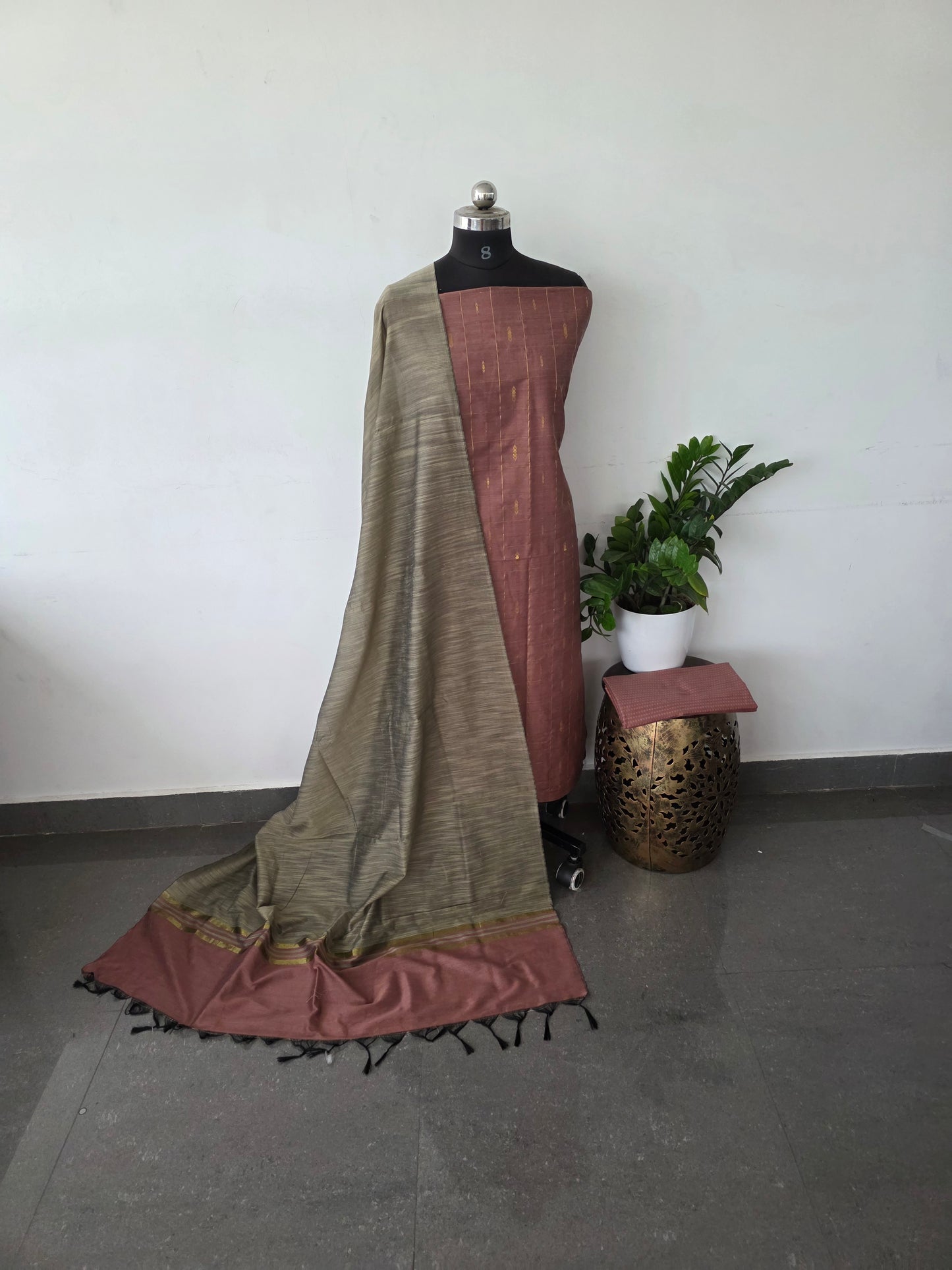 Soft silk set -Powder pink