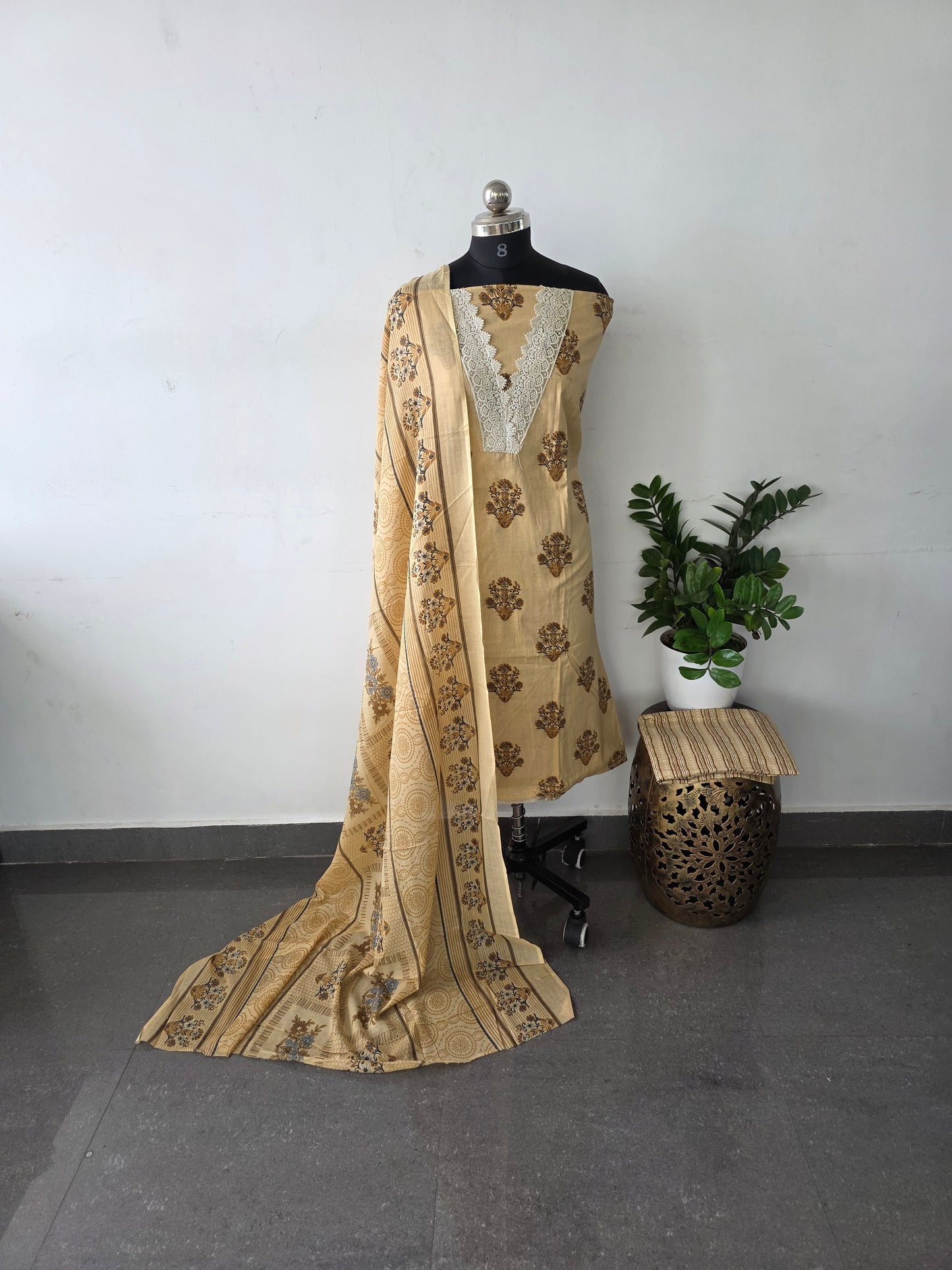 Regular/office wear pure cotton set - BF32