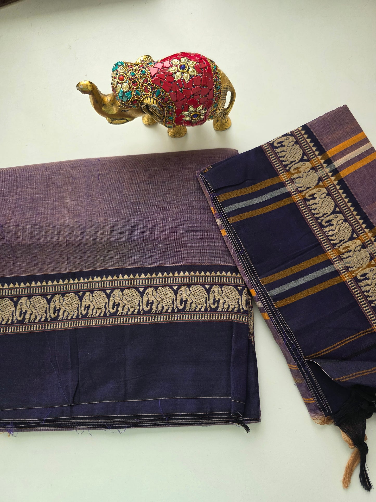 Premium narayanapet salwar set - Purple