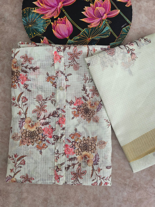 Premium soft kota with digital print set - kota3