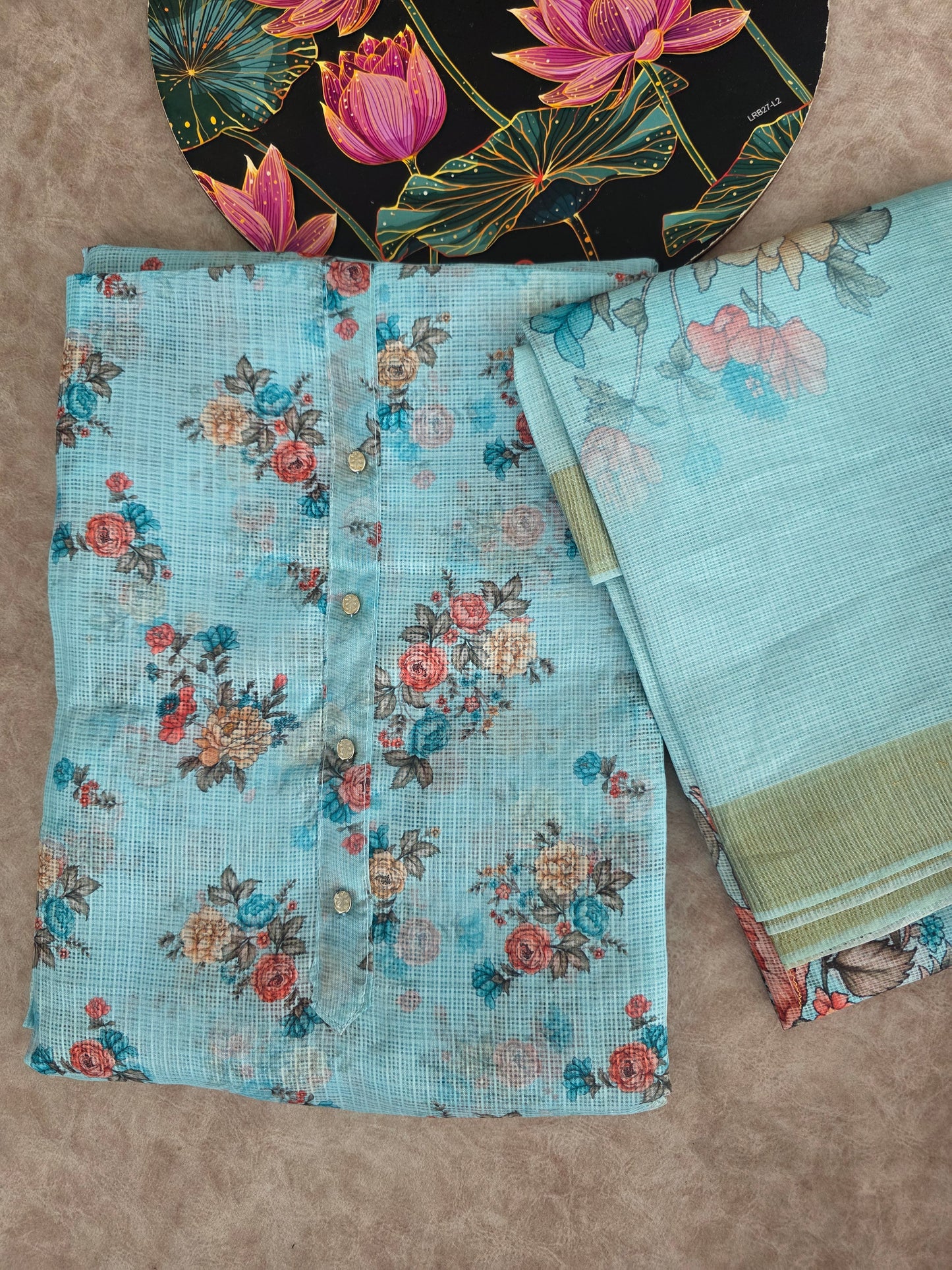 Premium soft kota with digital print set - kota6