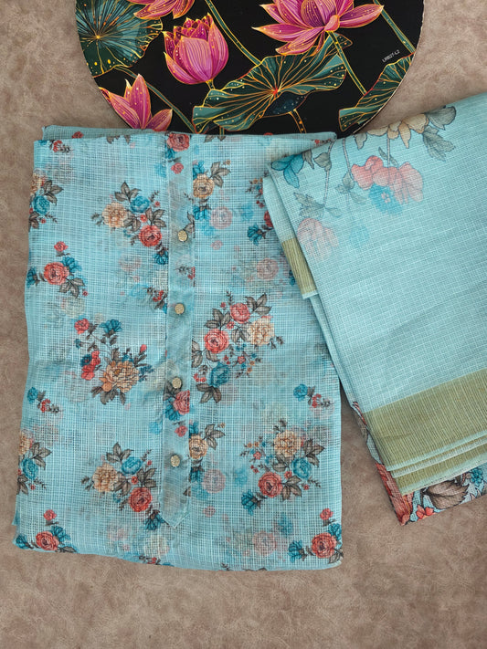 Premium soft kota with digital print set - kota6