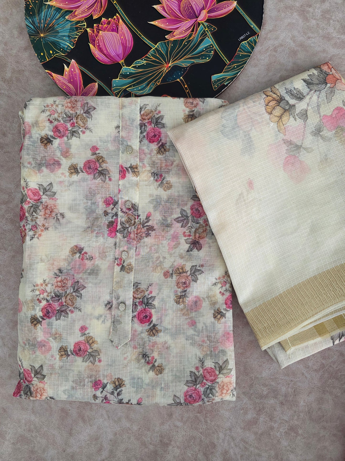 Premium soft kota with digital print set - kota7