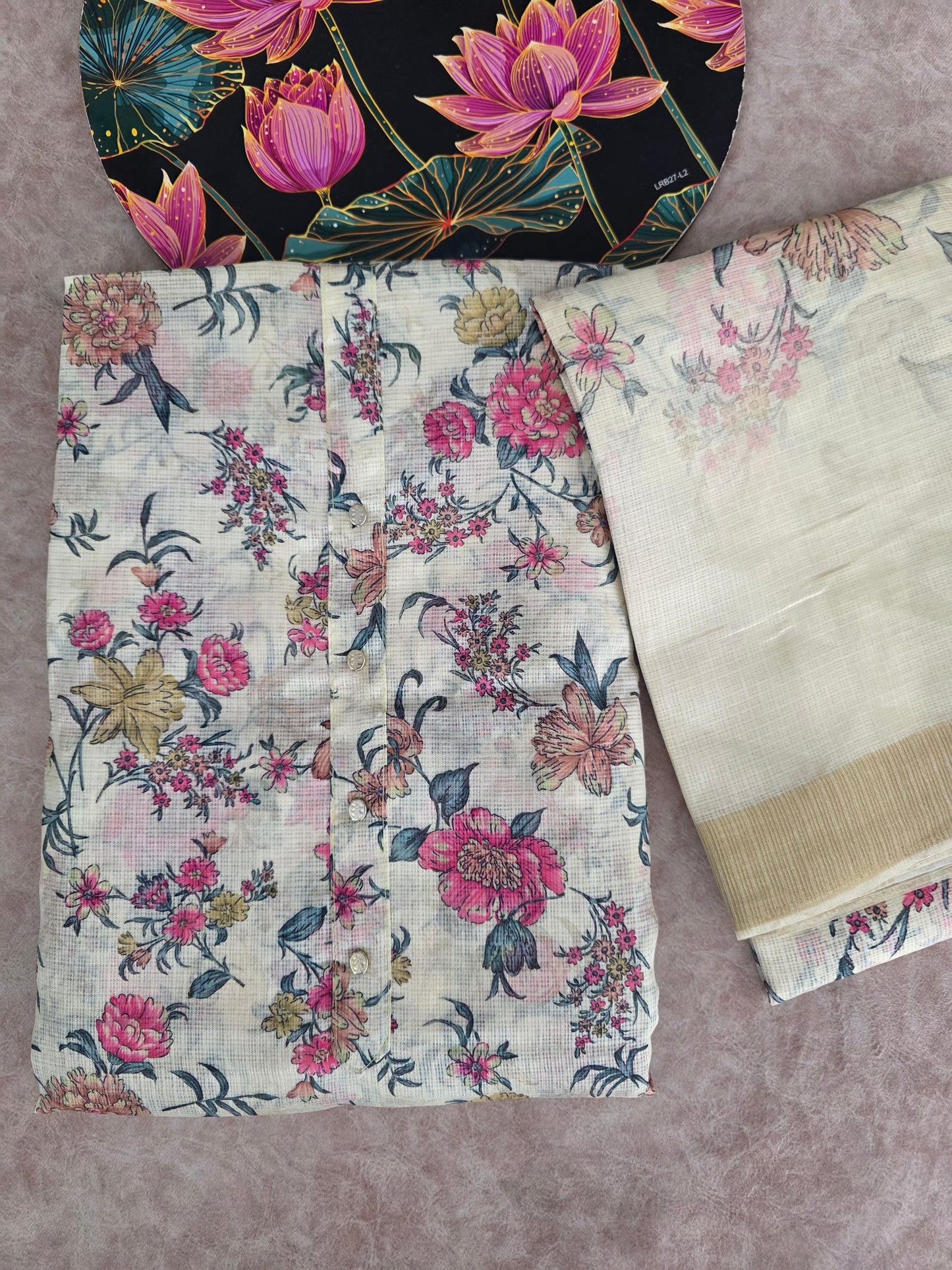 Premium soft kota with digital print set - kota12