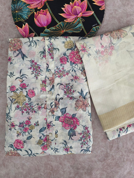 Premium soft kota with digital print set - kota12