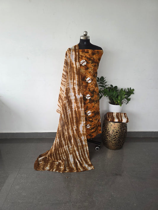 Batik cotton sets - Brown