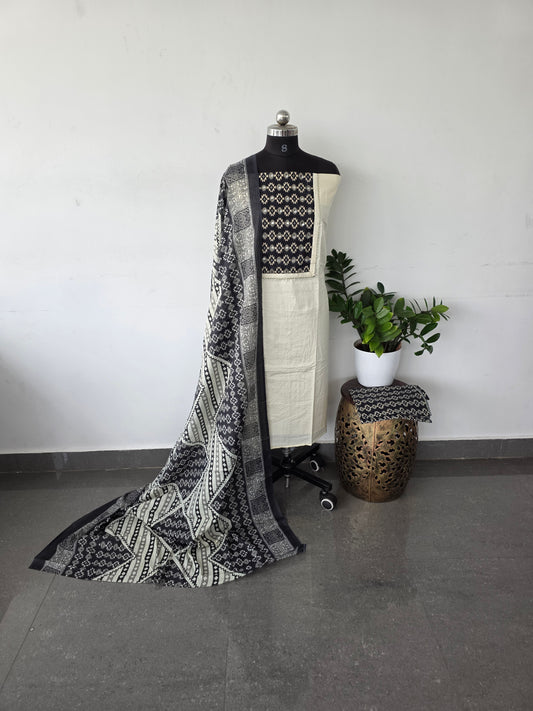 Regular/office wear pure cotton set - BF26