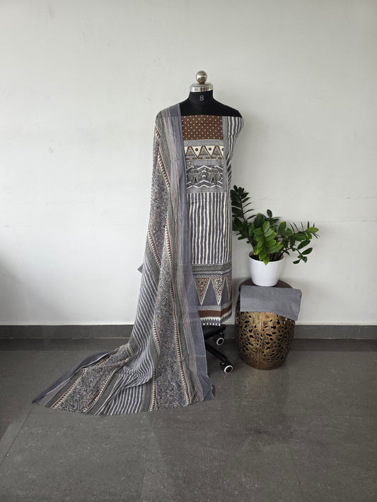 Regular/office wear pure cotton set - BF20