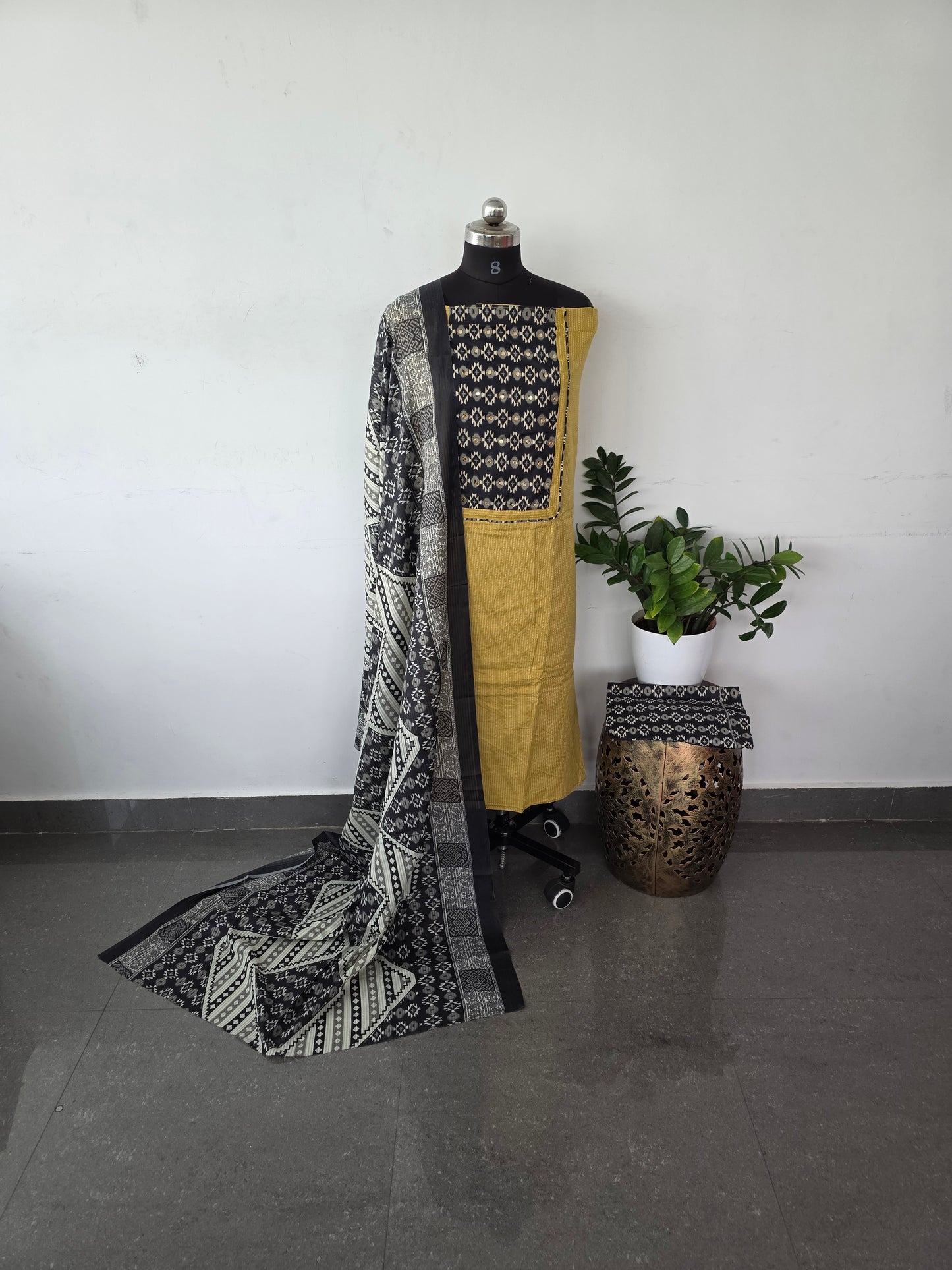 Regular/office wear pure cotton set - BF6