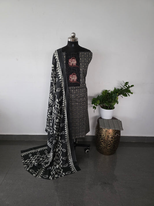 Regular/office wear pure cotton set - BF4