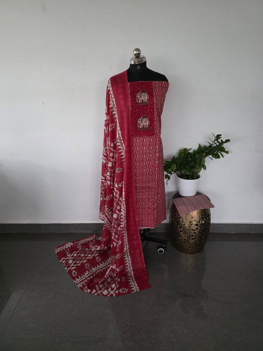 Regular/office wear pure cotton set - BF1