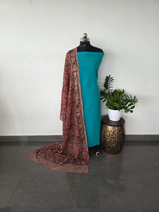 Mix and match ikkat kalamkari set - IK1