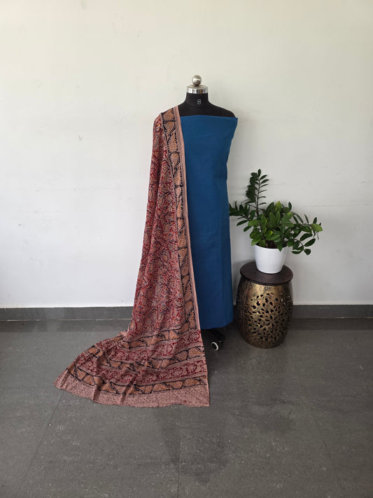 Mix and match ikkat kalamkari set - IK13