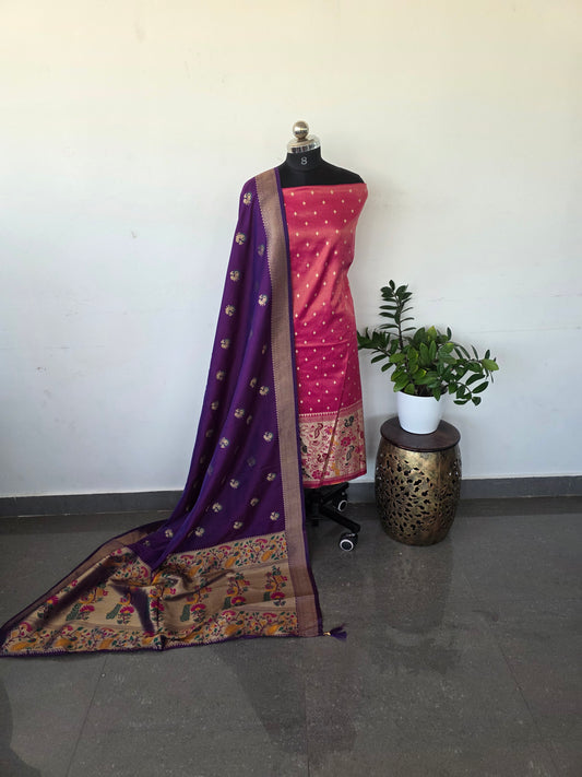 Premium paithani silk set - FS2