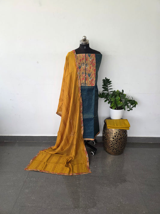 Tissue silk set [ with lining ]  - TS17