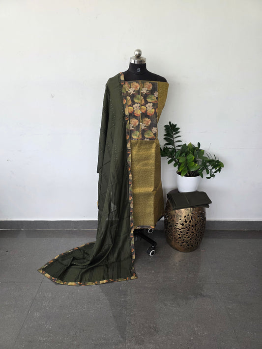 Tissue silk set [ with lining] - TS19