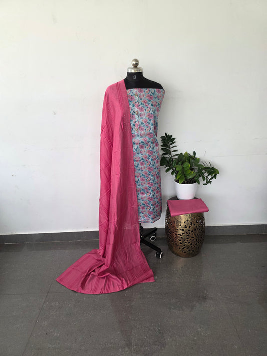Tissue silk set [with lining] - TS23