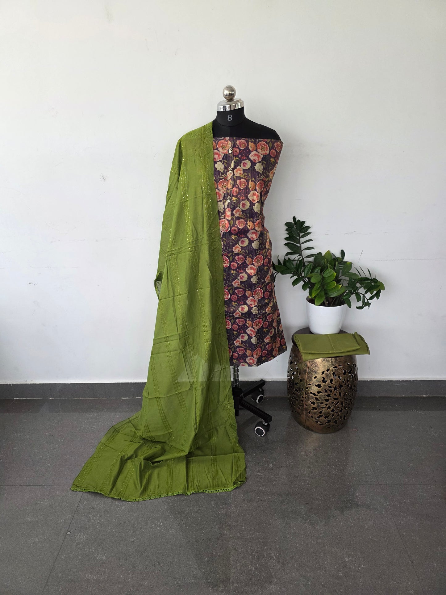 Tissue silk set [with lining] - TS27