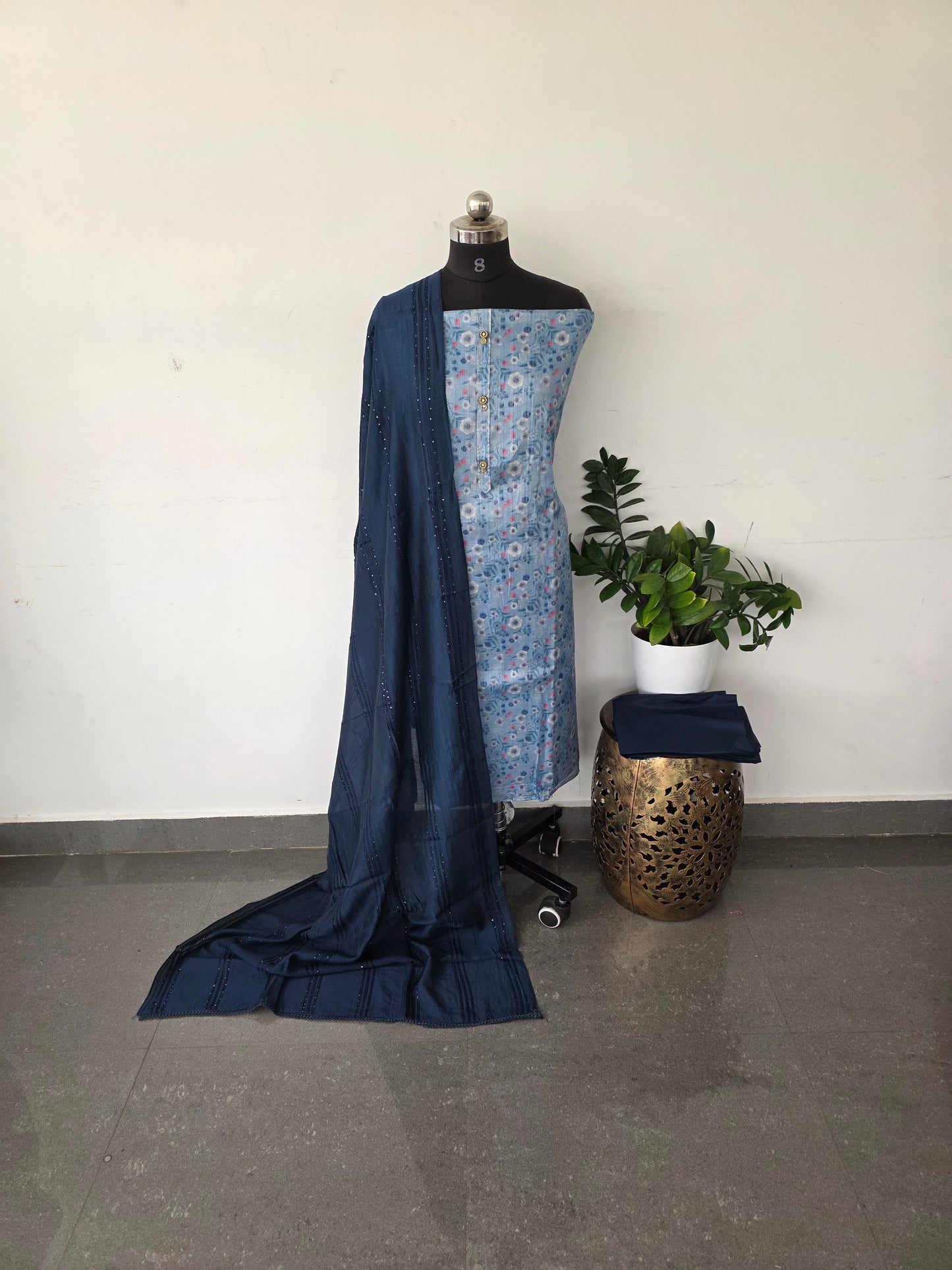 Tissue silk set [with lining] - TS28