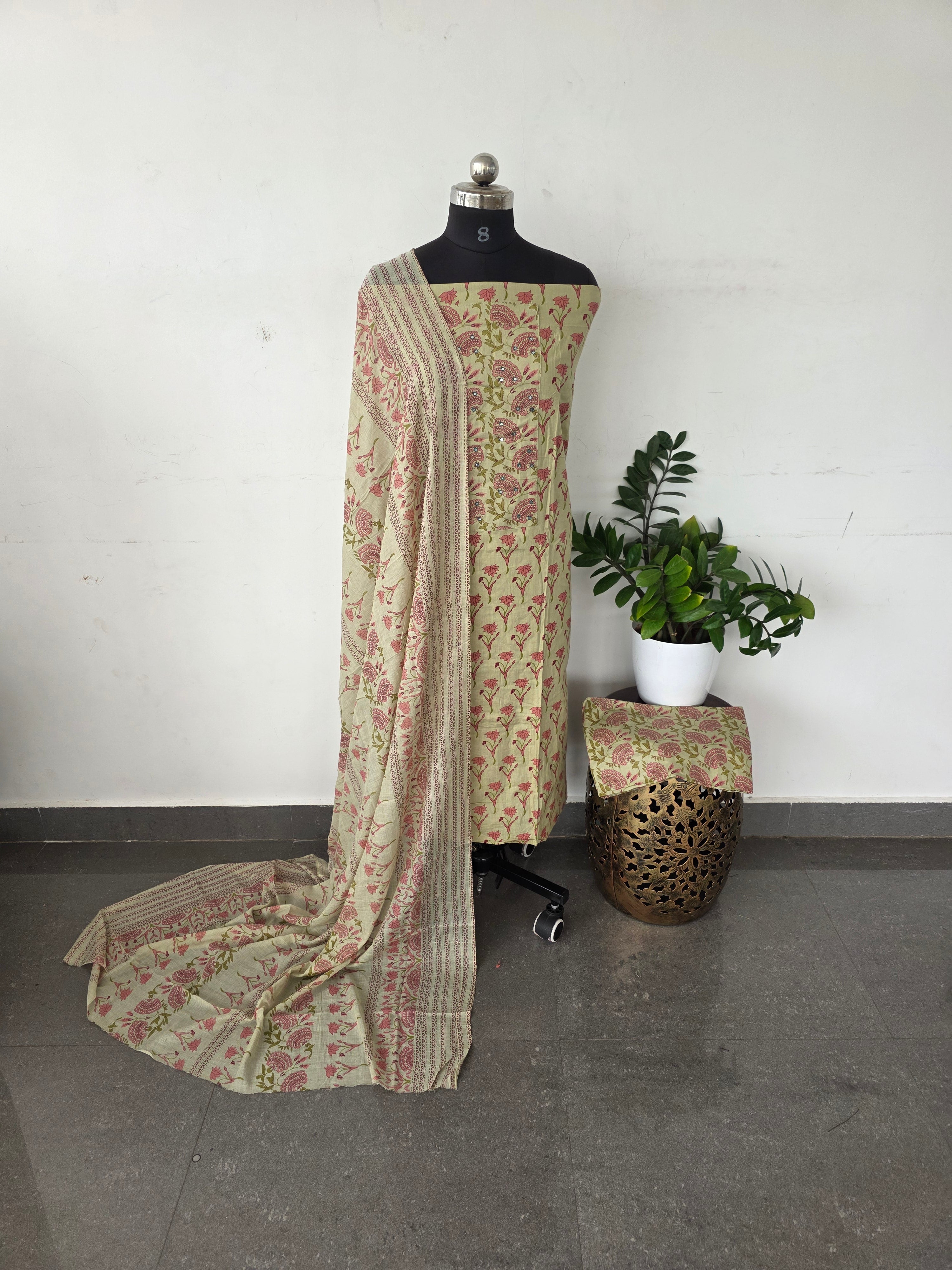 Regular/office wear pure cotton set - RO11