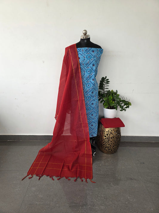 Pure handloom warli cotton set - WC5