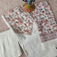 Premium linen cotton with embroidery warli yoke work set- CLA14