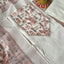 Premium linen cotton with embroidery warli yoke work set- CLA14