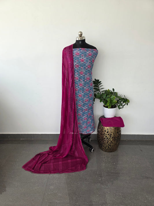 Pure georgette salwar set [ with lining ] - 5