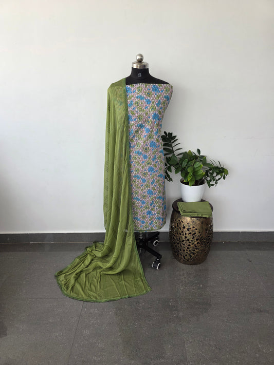 Pure georgette salwar set [ with lining ] - 6