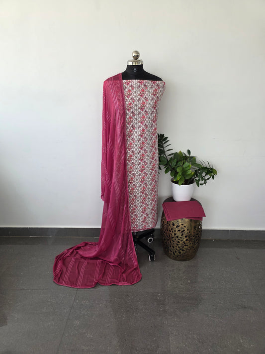 Pure georgette salwar set [ with lining ] - 7