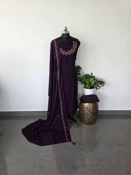 Premium vichitra silk set [ with lining] - 5