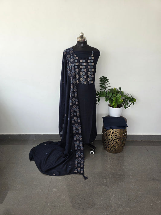 Premium vichitra silk set [ with lining ] - 2
