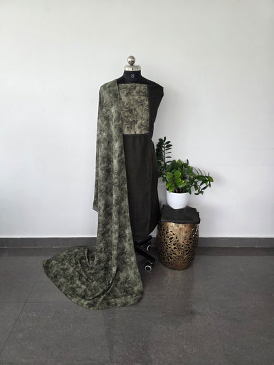 Vichitra silk set - CLA70