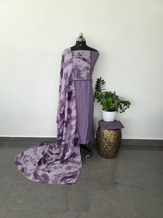 Vichitra silk set - VS7