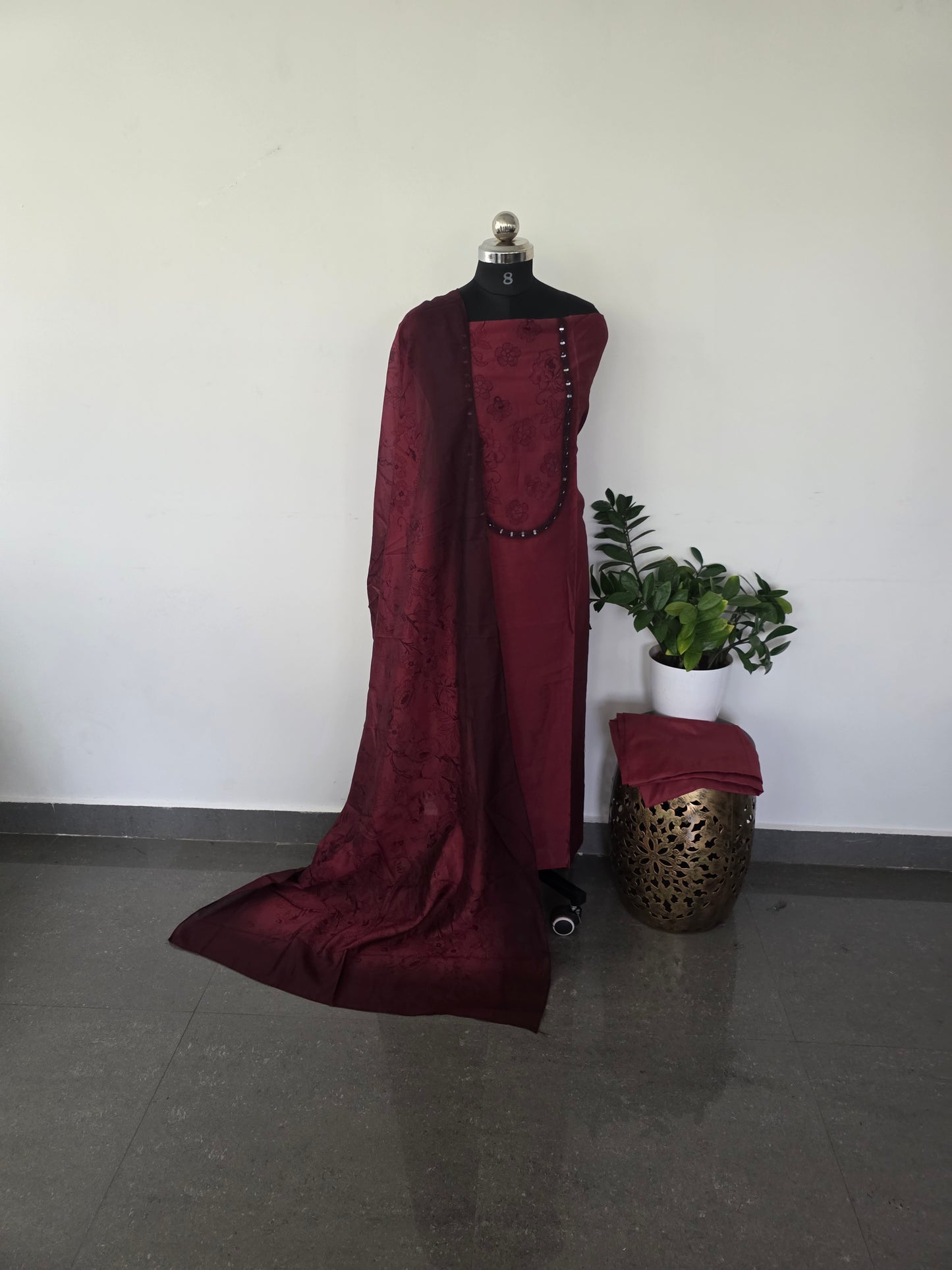 Premium fancy soft silk set - fancy3