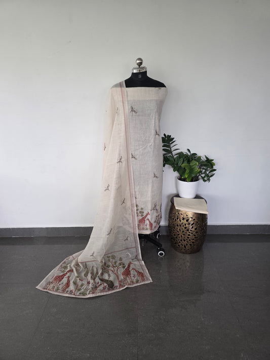 Premium linen set with forest theme set