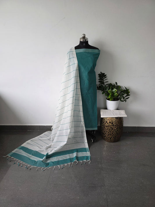 Pure cotton set - teal green