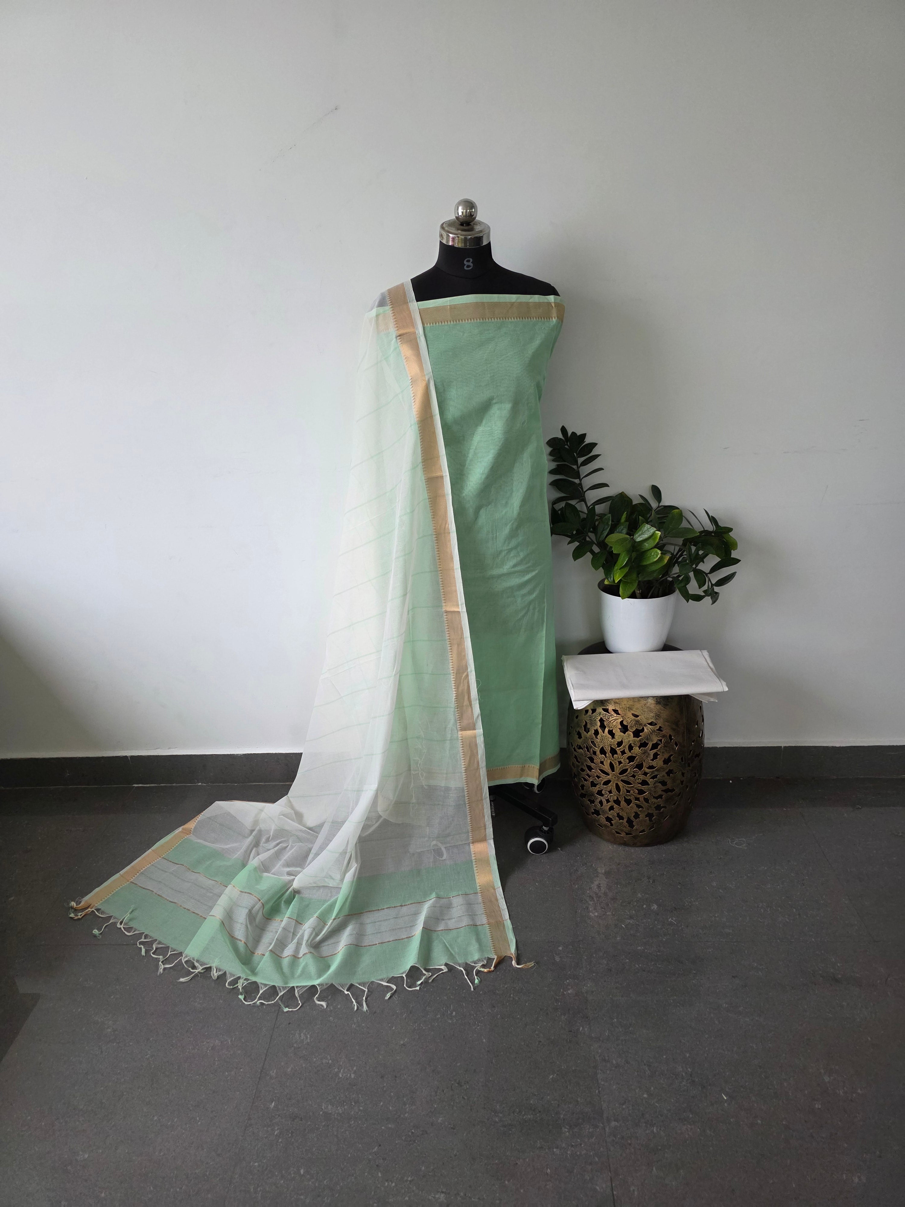 Premium mangalagiri cotton set - m4