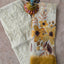 Fancy soft silk set - yellow