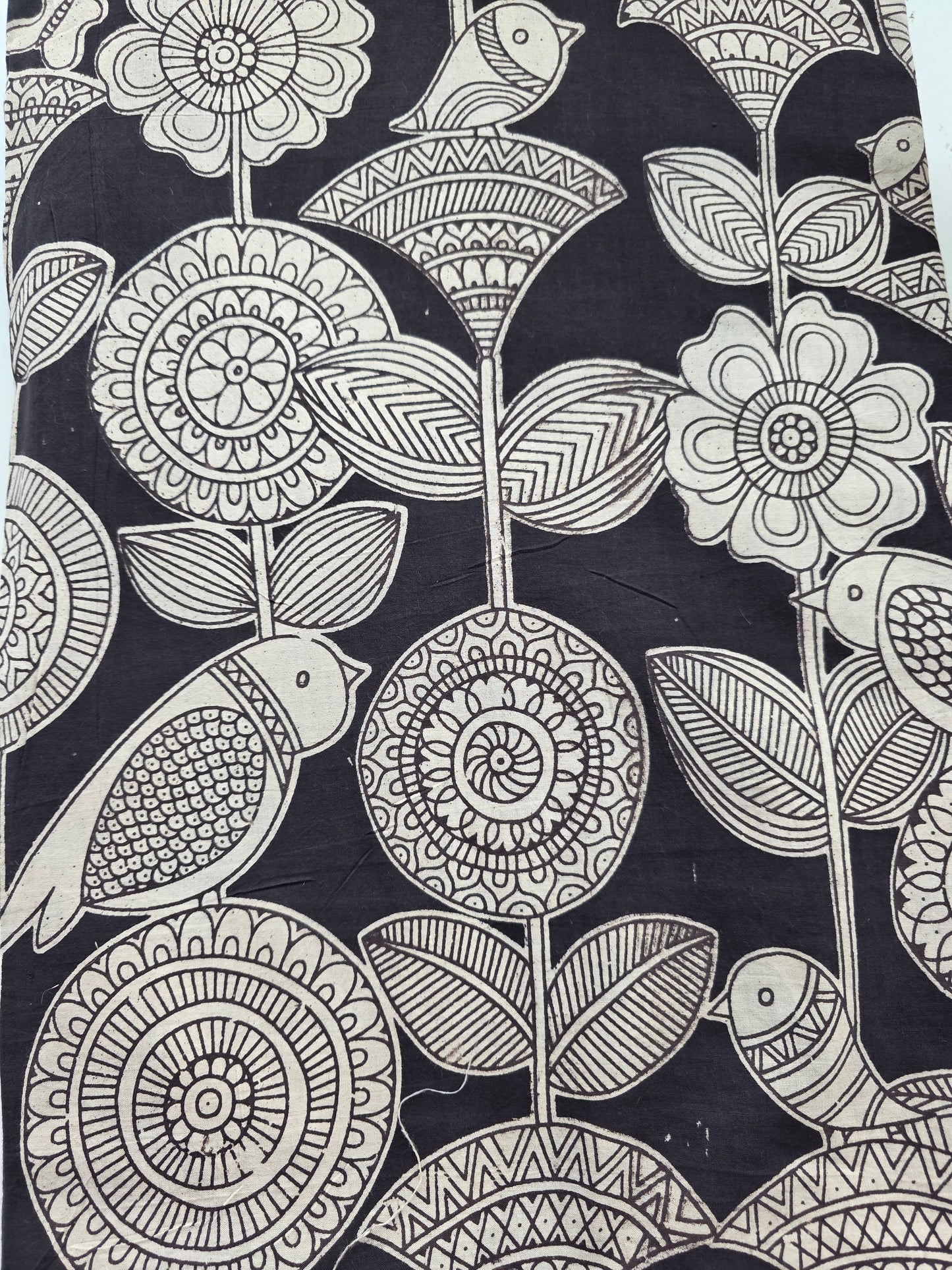 Pure kalamkari cotton running material - KM7