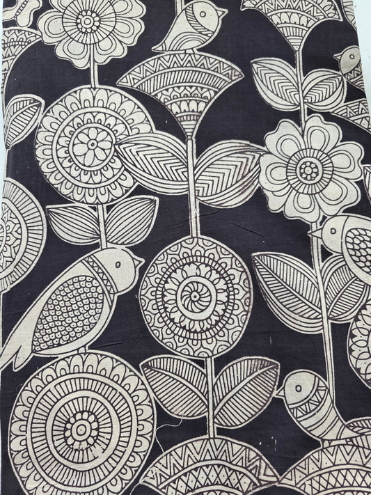 Pure kalamkari cotton running material - KM7