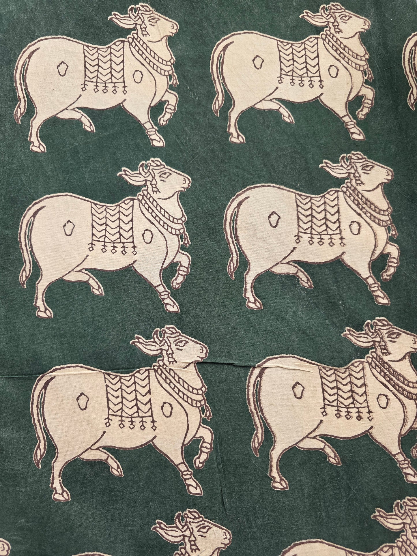 Pure kalamkari cotton running material - KM8