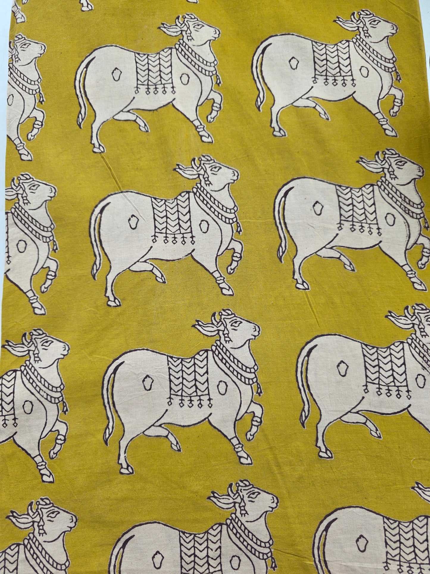Pure kalamkari cotton running material - KM10
