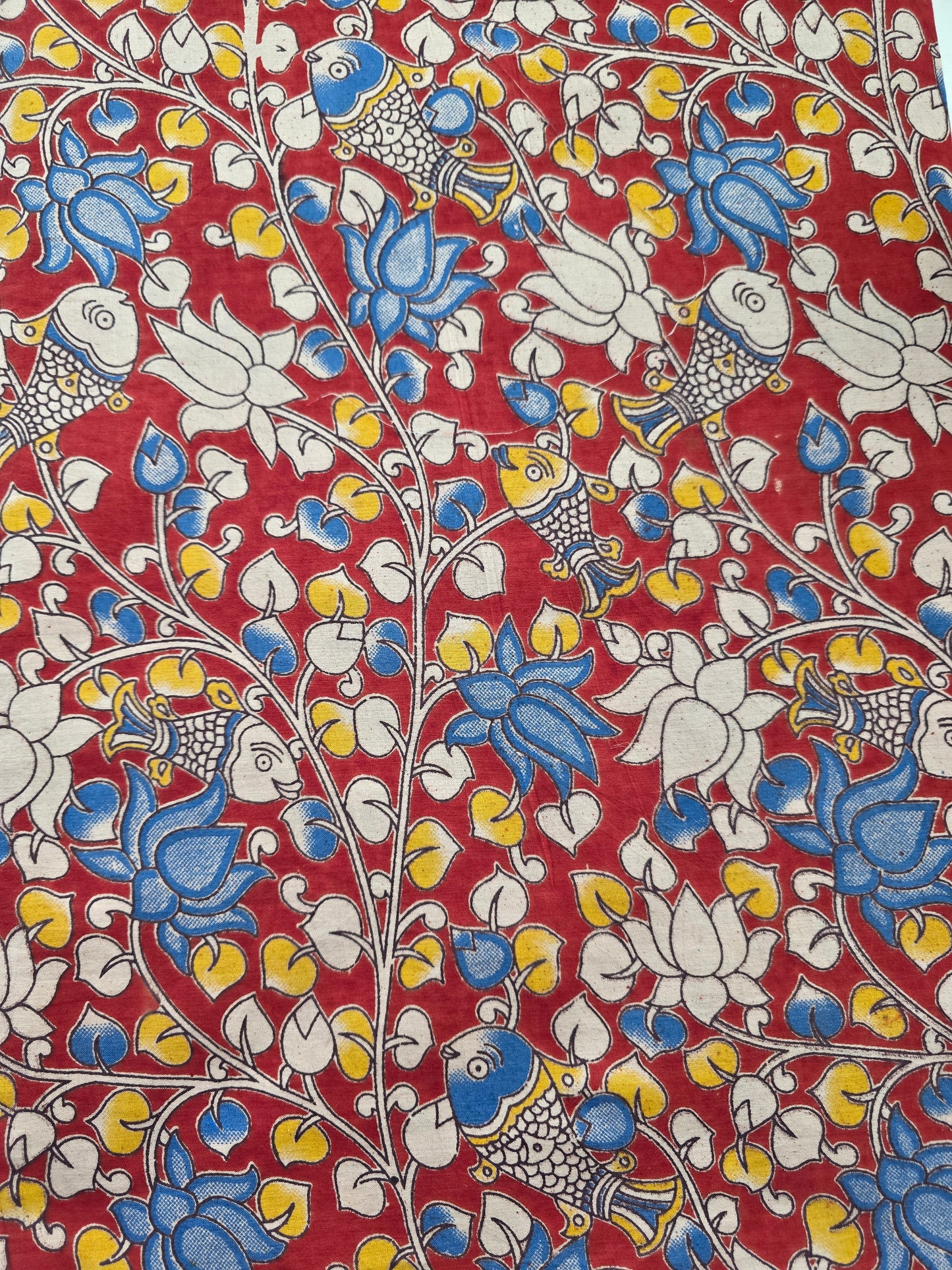 Pure kalamkari cotton running material - KM13